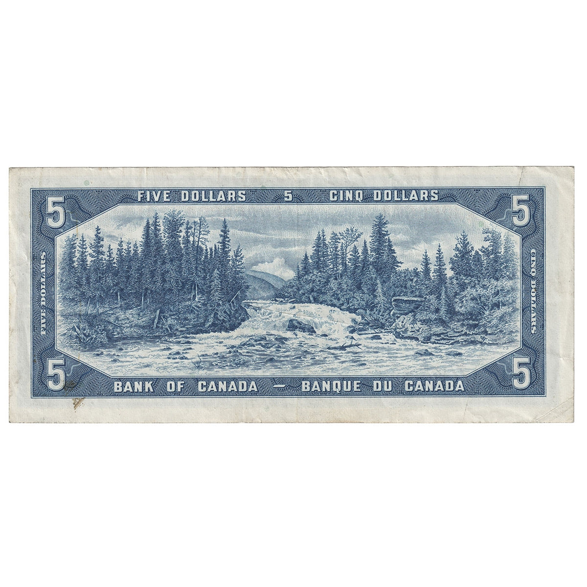 BC-39a 1954 Canada $5 Beattie-Coyne, L/C, VF-EF (VF30)