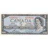 BC-39c 1954 Canada $5 Bouey-Rasminsky, S/X, VF-EF