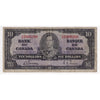 BC-24b 1937 Canada $10 Gordon-Towers, T/D, Very Good (VG8)