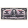 BC-24c 1937 Canada $10 Coyne-Towers, Z/D, Almost Uncirculated (AU50)