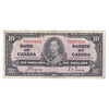 BC-24c 1937 Canada $10 Coyne-Towers, B/T, Circ