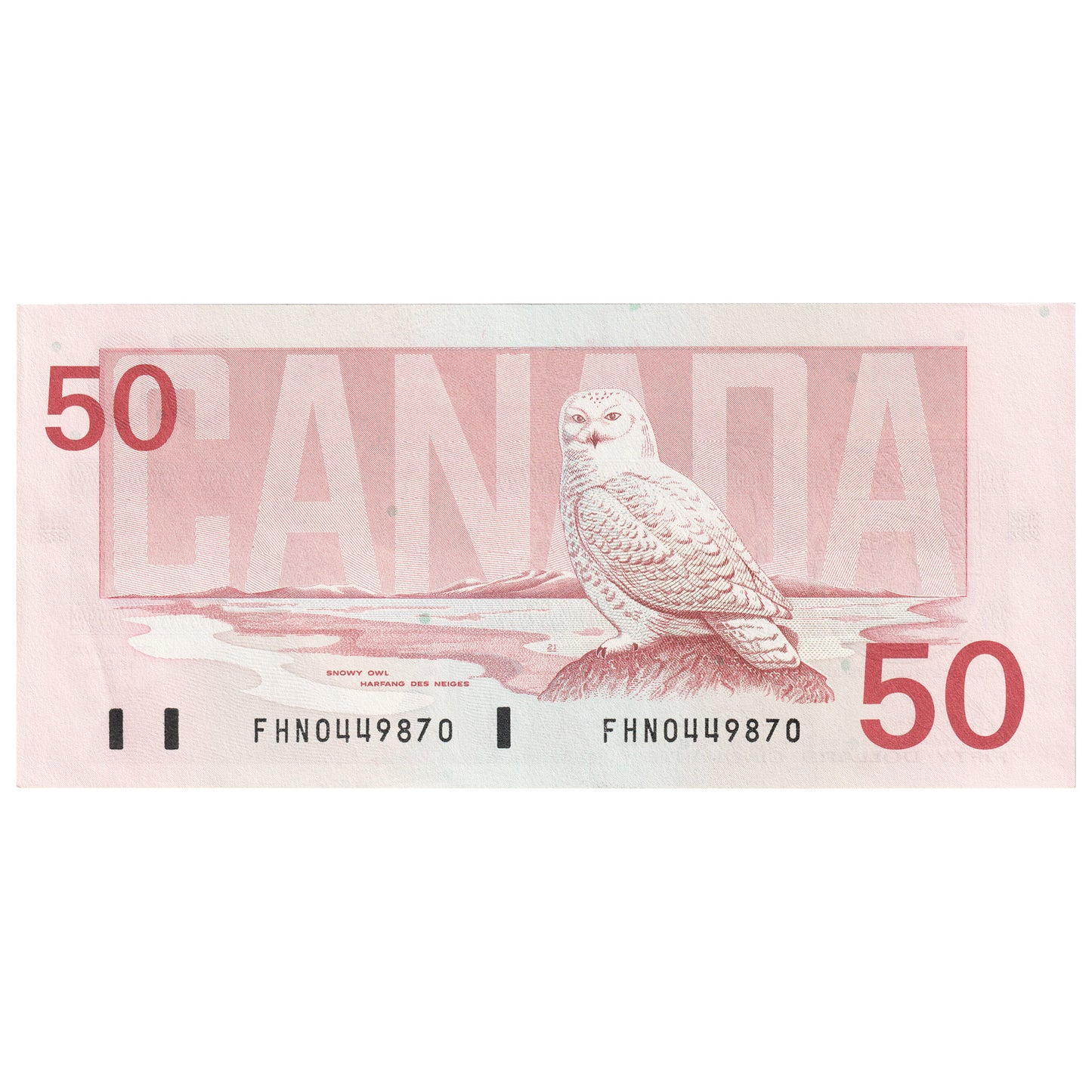 BC-59b 1988 Canada $50 Bonin-Thiessen, FHN, AU-UNC (AU55)