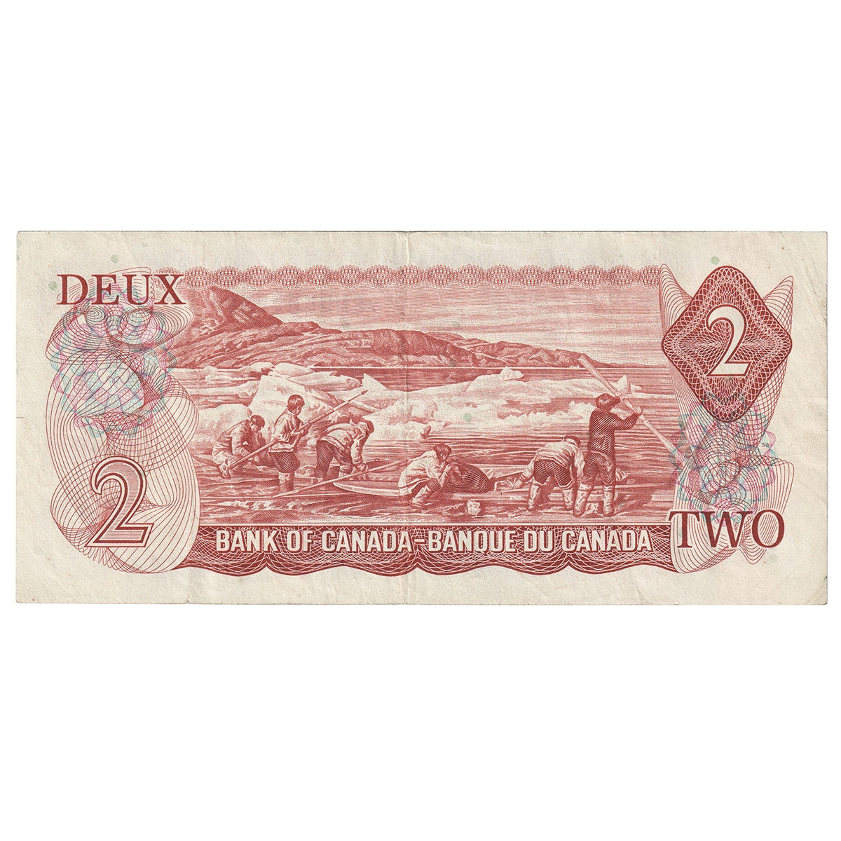 BC-47aA 1974 Canada $2 Lawson-Bouey, Two Letter, *BM, Very Fine (VF20)