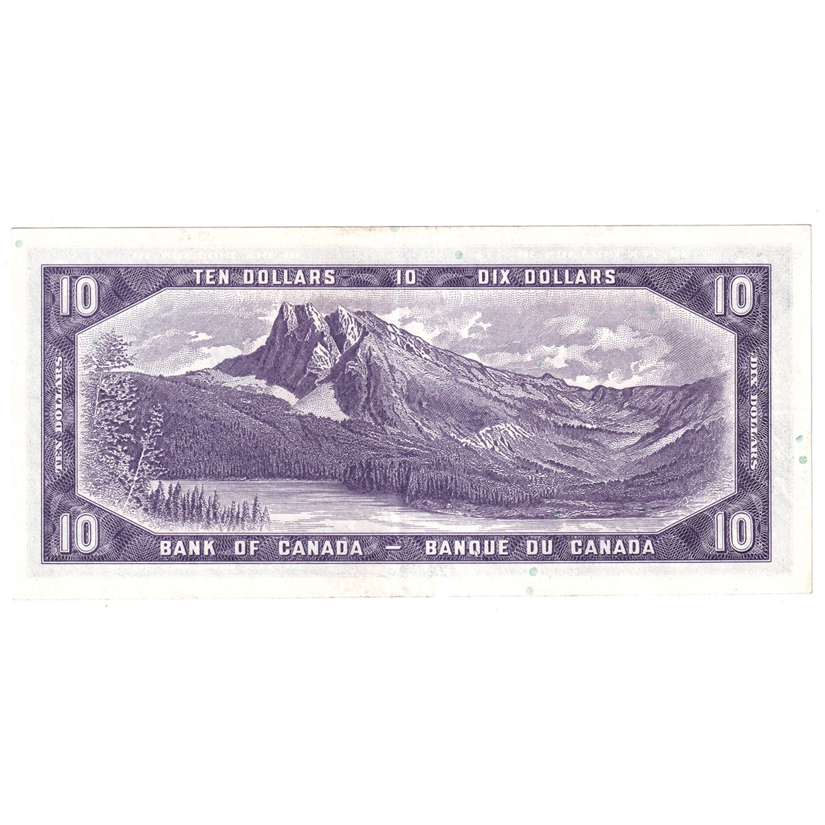 BC-40a 1954 Canada $10 Beattie-Coyne, X/D, Extra Fine (EF40)