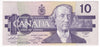 BC-57a 1989 Canada $10 Thiessen-Crow, AEV, AU-UNC (AU55)