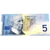 BC-62a 2001 Canada $5 Knight-Dodge, AOB, CUNC
