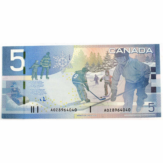 BC-67a 2006 Canada $5 Jenkins-Dodge, AOZ, Uncirculated (MS60)