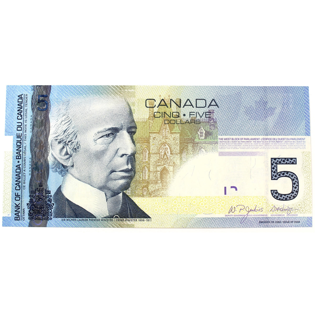 BC-67a 2006 Canada $5 Jenkins-Dodge, APG, Choice Uncirculated (CUNC63)