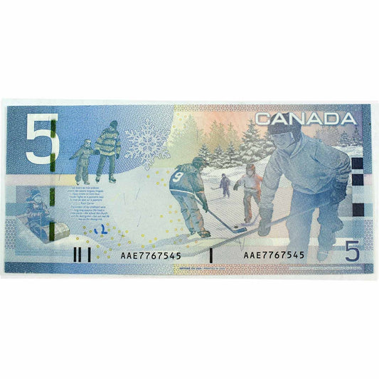 BC-67b 2009 Canada $5 Jenkins-Carney, AAE, Choice Uncirculated (CUNC63)
