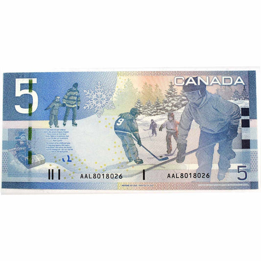 BC-67b 2009 Canada $5 Jenkins-Carney, AAL, Choice Uncirculated (CUNC63)