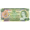 BC-50b 1969 Canada $20 Lawson-Bouey, YG, EF-AU (EF45)