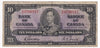 BC-24b 1937 Canada $10 Gordon-Towers, D/D, Circ