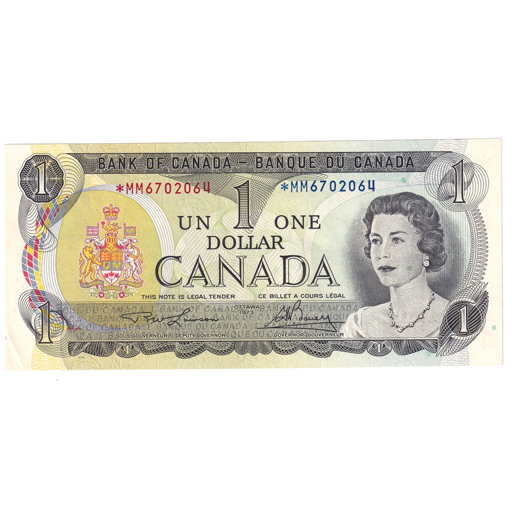 BC-46aA 1973 Canada $1 Lawson-Bouey, *MM, AU-UNC (AU55)
