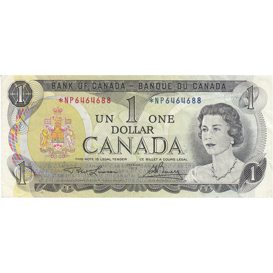 BC-46aA 1973 Canada $1 Lawson-Bouey, *NP, VF