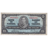 BC-23b 1937 Canada $5 Gordon-Towers, M/C, F-VF