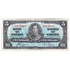 BC-23c 1937 Canada $5 Coyne-Towers, B/S, F-VF