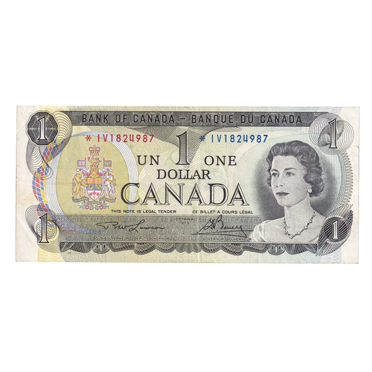 BC-46aA 1973 Canada $1 Lawson-Bouey, *IV, EF