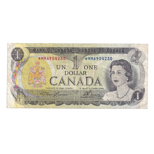 BC-46aA 1973 Canada $1 Lawson-Bouey, *MM, F-VF