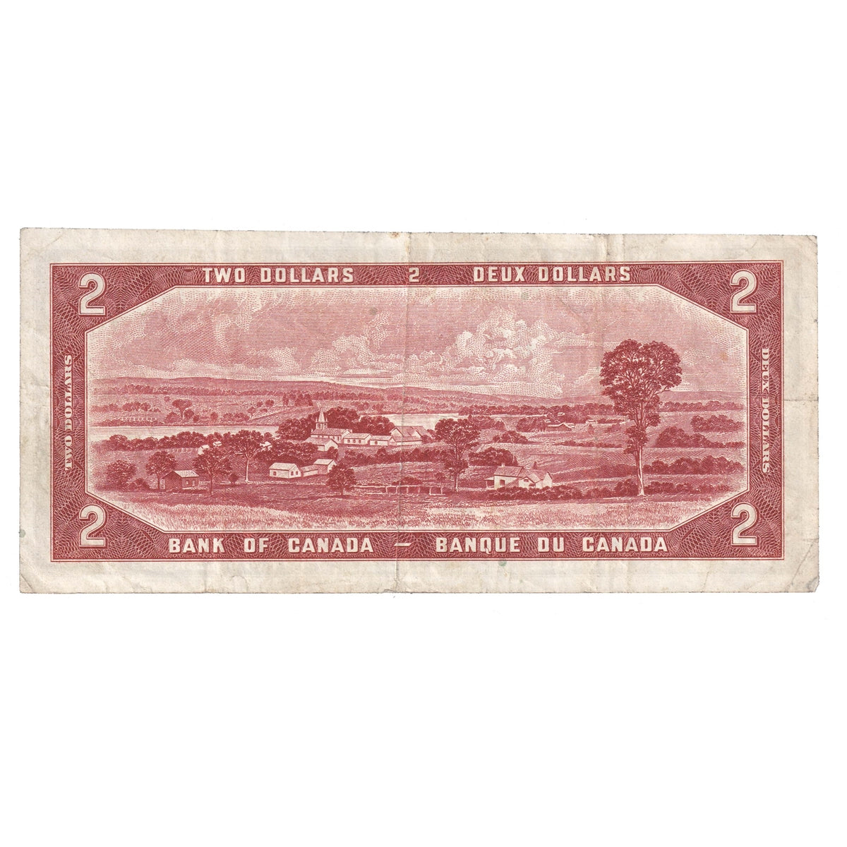 BC-38a 1954 Canada $2 Beattie-Coyne, M/B, Very Fine (VF20)