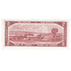 BC-38a 1954 Canada $2 Beattie-Coyne, O/B, Almost Uncirculated (AU50)