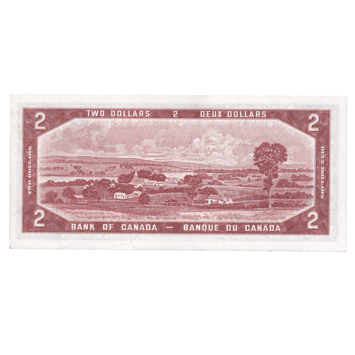 BC-38aA 1954 Canada $2 Beattie-Coyne, *A/B, Almost Uncirculated (AU50)