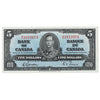 BC-23b 1937 Canada $5 Gordon-Towers, O/C, AU-UNC (AU55)