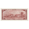 BC-38b 1954 Canada $2 Beattie-Rasminsky, B/R, VF-EF (VF30)