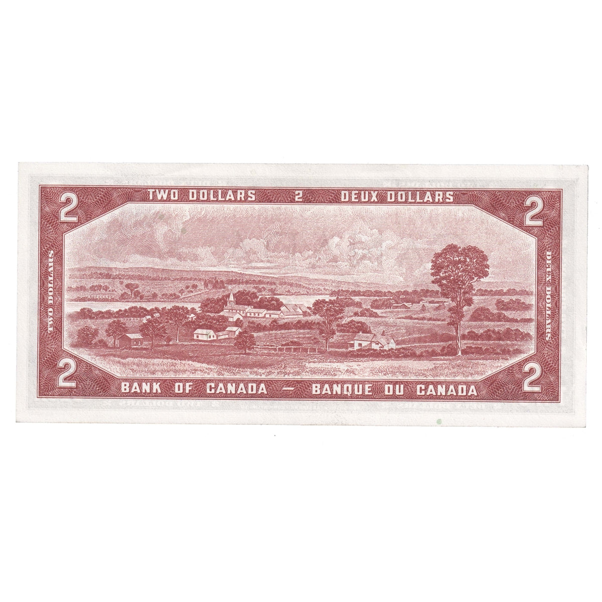 BC-38b 1954 Canada $2 Beattie-Rasminsky, D/R, AU-UNC (AU55)