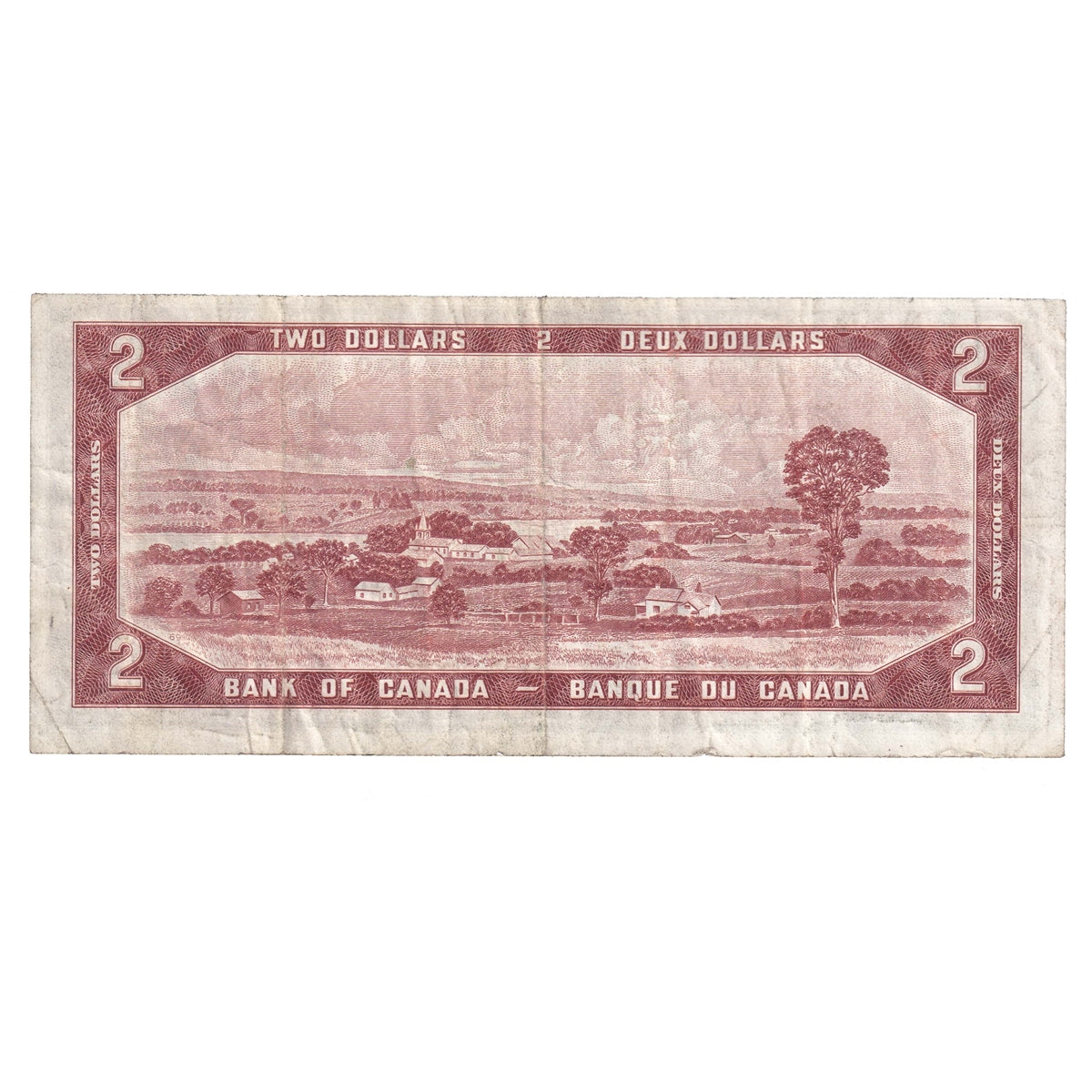 BC-38b 1954 Canada $2 Beattie-Rasminsky, D/R, CIRC