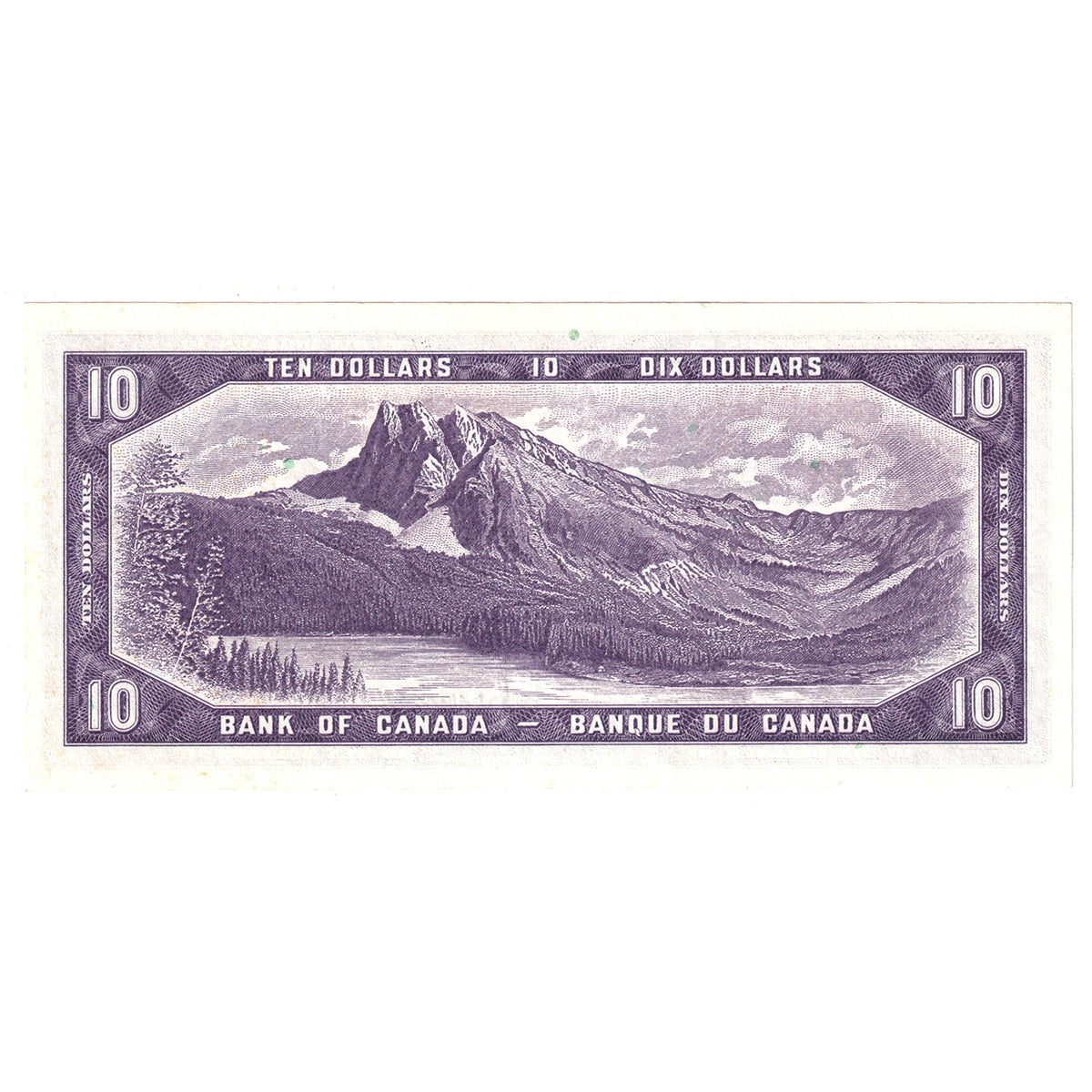 BC-40b 1954 Canada $10 Beattie-Rasminsky, E/T, Choice Uncirculated (CUNC63)