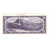 BC-40b 1954 Canada $10 Beattie-Rasminsky, K/V, AU-UNC (AU55)