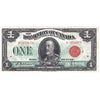 DC-25g 1923 Dominion $1 McCavour-Saunders, Red Seal, Group Two, Series X, Very Fine (VF20)