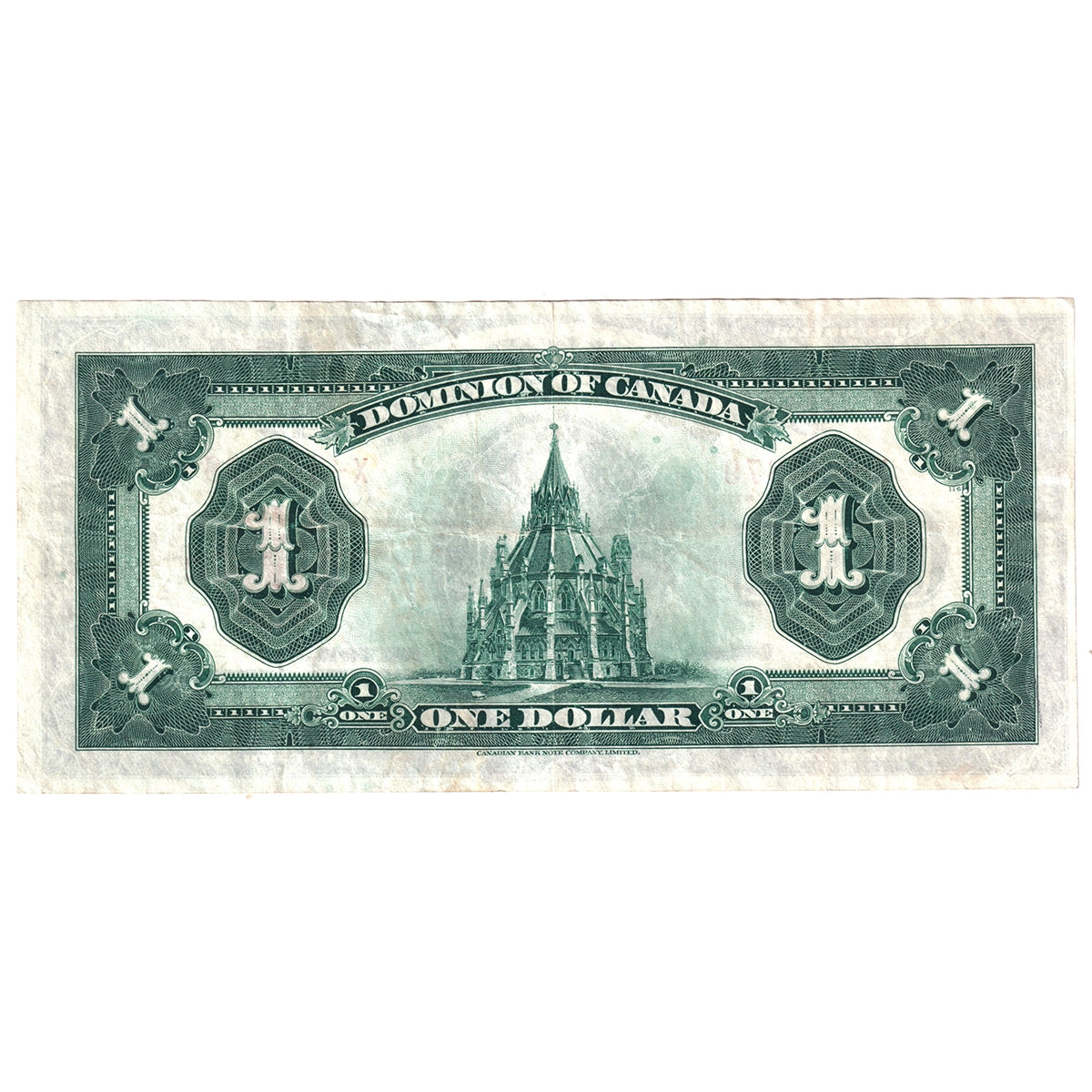 DC-25g 1923 Dominion $1 McCavour-Saunders, Red Seal, Group Two, Series X, Very Fine (VF20)