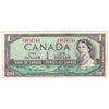BC-37d 1954 Canada $1 Lawson-Bouey, V/F, Fine (F12)