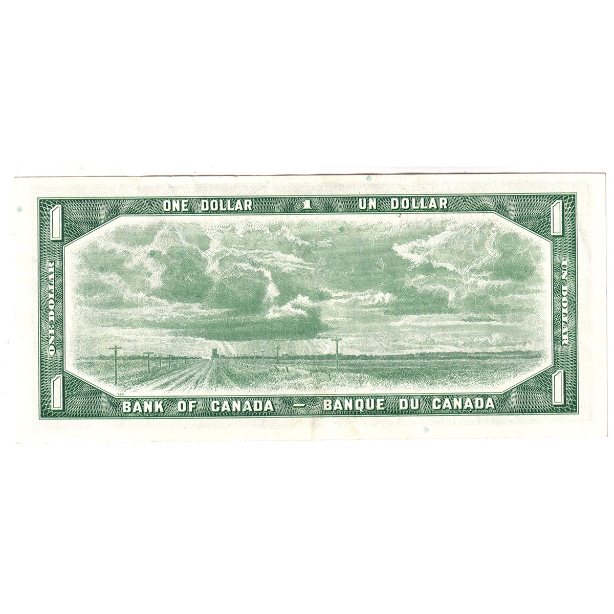 BC-37d 1954 Canada $1 Lawson-Bouey, Y/F, EF-AU (EF45)