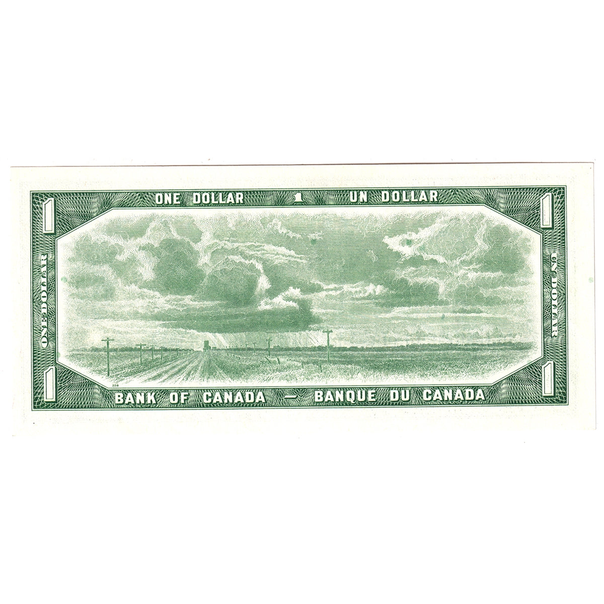 BC-37d 1954 Canada $1 Lawson-Bouey, E/I, Uncirculated (MS60)