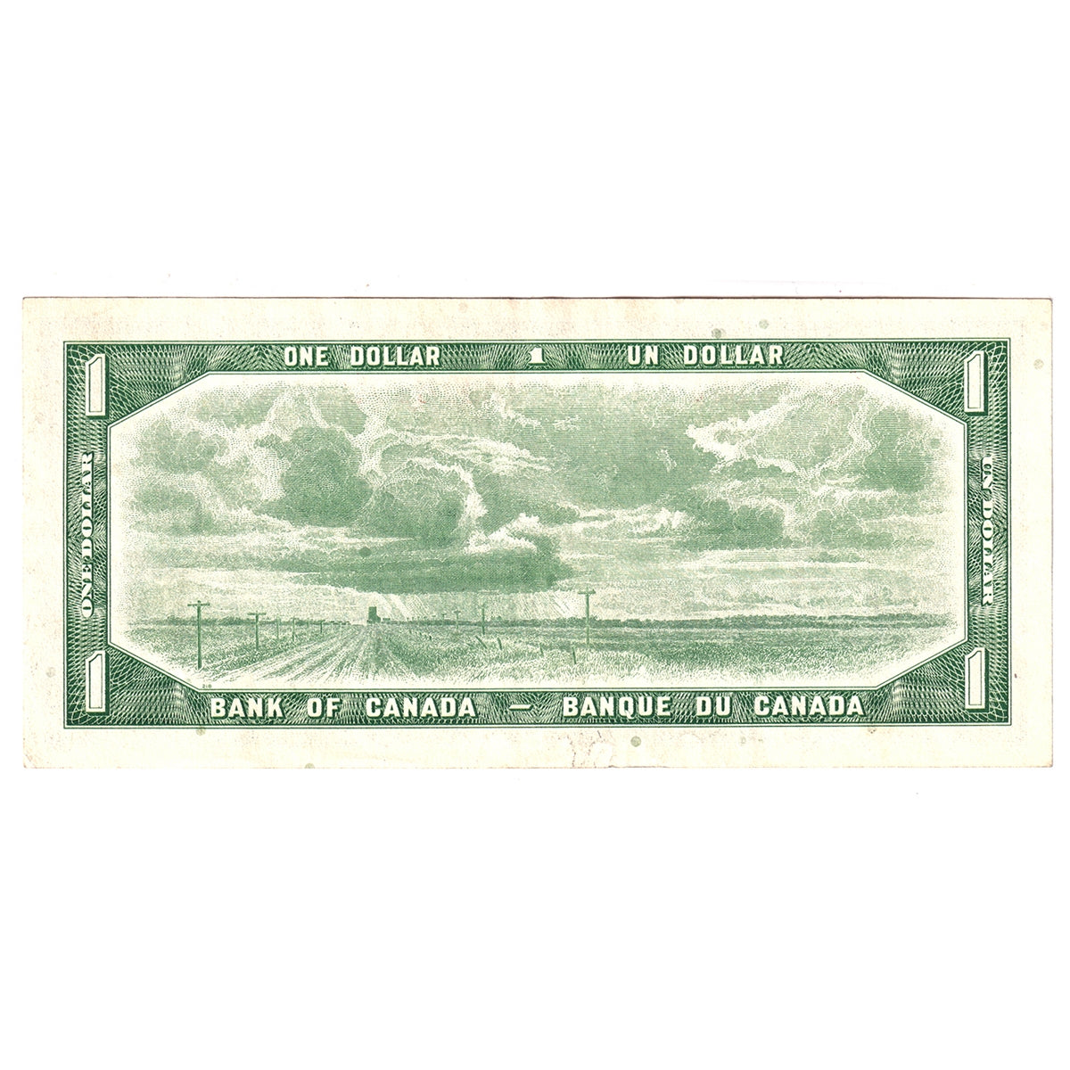BC-37d 1954 Canada $1 Lawson-Bouey, E/I, Extra Fine (EF40)