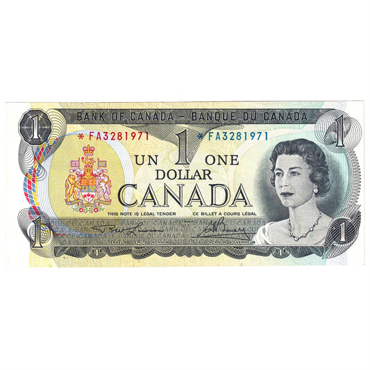 BC-46aA 1973 Canada $1 Lawson-Bouey, *FA, EF