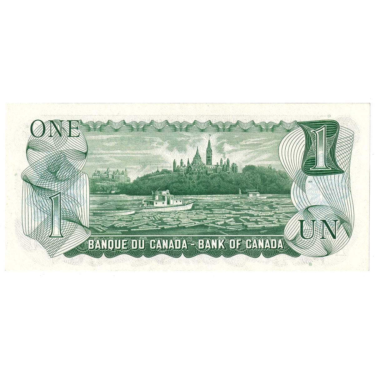 BC-46aA 1973 Canada $1 Lawson-Bouey, *MC, EF-AU (EF45)