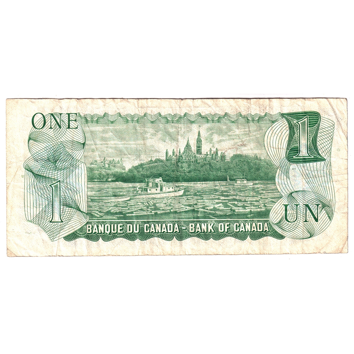 BC-46aA 1973 Canada $1 Lawson-Bouey, *MC, Circ