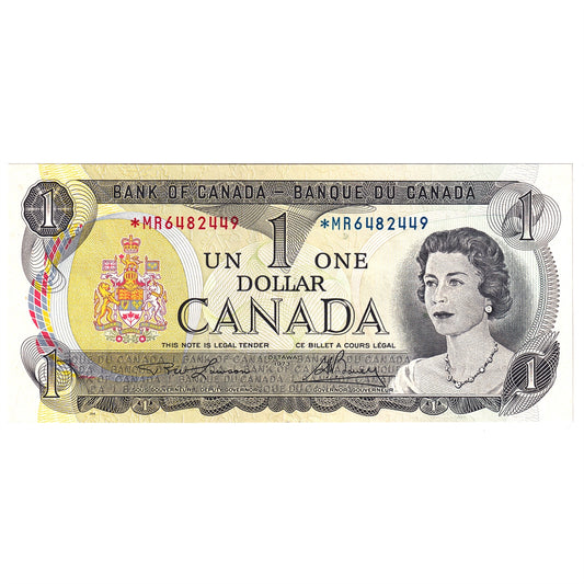 BC-46aA 1973 Canada $1 Lawson-Bouey, *MR, AU