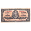 BC-22c 1937 Canada $2 Coyne-Towers, C/R, F-VF (F15)