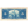 BC-23b 1937 Canada $5 Gordon-Towers, M/C, VG-F (VG10)