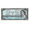 BC-39b 1954 Canada $5 Beattie-Rasminsky, L/S, EF-AU (EF45)