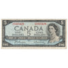 BC-39b 1954 Canada $5 Beattie-Rasminsky, V/S, F-VF (F15)