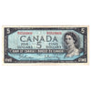 BC-39b 1954 Canada $5 Beattie-Rasminsky, W/S, F-VF (F15)