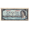 BC-39b 1954 Canada $5 Beattie-Rasminsky, G/X, Fine (F12)
