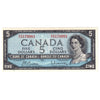 BC-39b 1954 Canada $5 Beattie-Rasminsky, H/X, Choice Uncirculated (CUNC63)