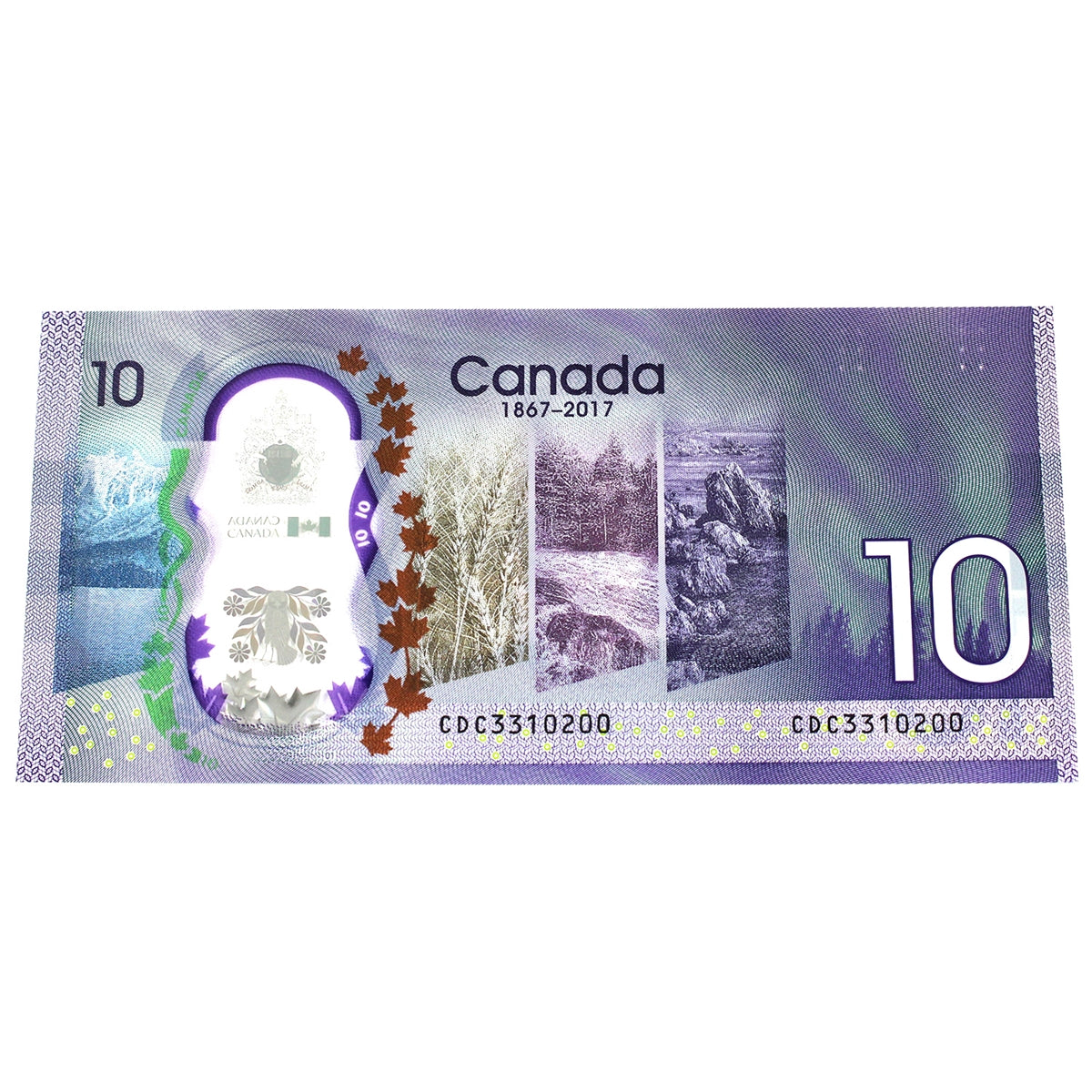BC-75 2017 Canada $10 Wilkins-Poloz, CDC, Gem Uncirculated (GUNC65)