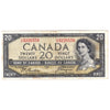 BC-33b 1954 Canada $20 Beattie-Coyne, Devil's Face, C/E, F-VF (F15)